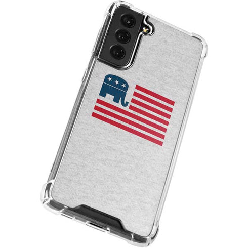 Republican American Flag Galaxy S22 Plus Clear Case