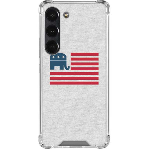 Republican American Flag Galaxy S23 Clear Case