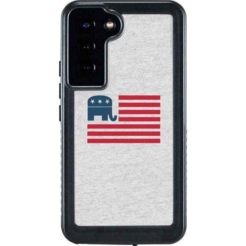 Republican American Flag Galaxy S23 Plus Waterproof Case