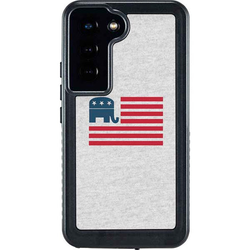 Republican American Flag Galaxy S23 Waterproof Case