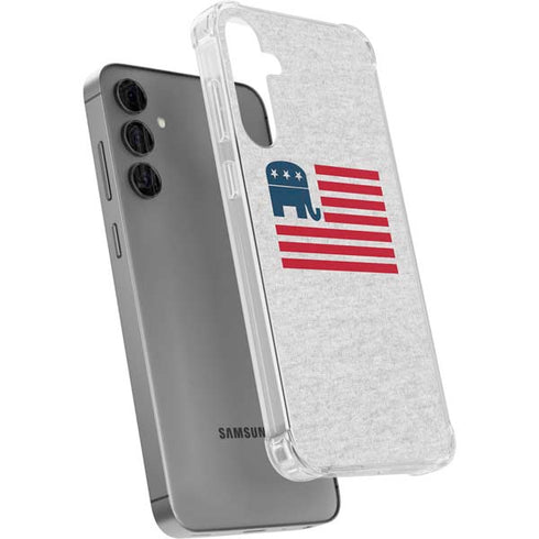 Republican American Flag Galaxy S24 Plus Clear Case
