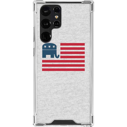 Republican American Flag Galaxy S24 Ultra Clear Case