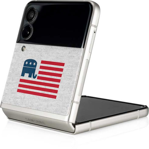 Republican American Flag Galaxy Z Flip3 5G Skin