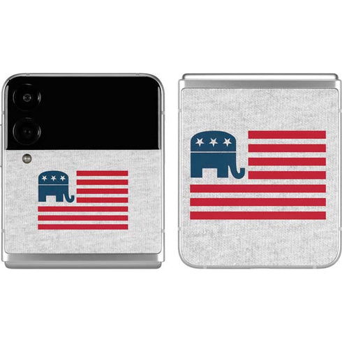 Republican American Flag Galaxy Z Flip4 5G Skin