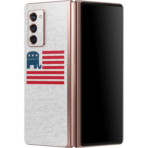 Republican American Flag Galaxy Z Fold2 5G Skin