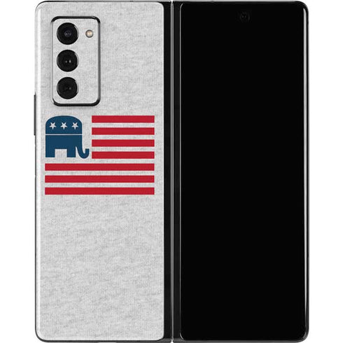 Republican American Flag Galaxy Z Fold2 5G Skin