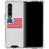 Republican American Flag Galaxy Z Fold4 5G Clear Case