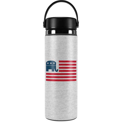 Republican American Flag Hydro Flask 20oz Wide Mouth Skin