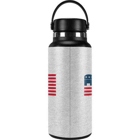 Republican American Flag Hydro Flask 32oz Wide Mouth Skin