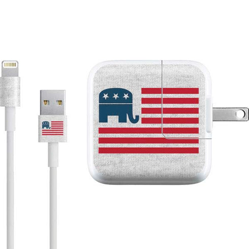 Republican American Flag iPad Charger (10W USB) Skin