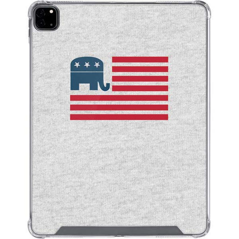 Republican American Flag iPad Pro 12.9in (2020) Clear Case