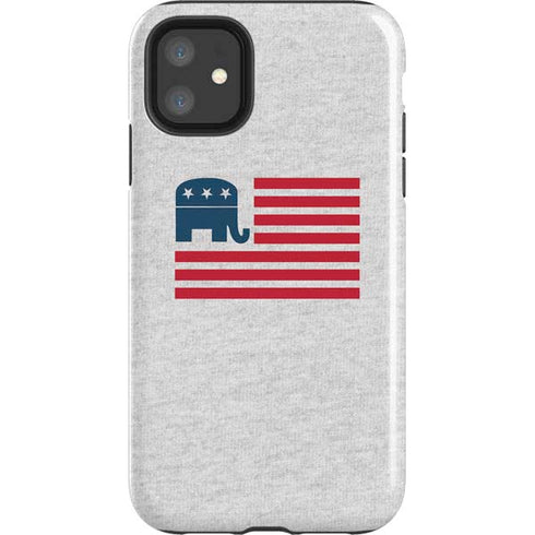 Republican American Flag iPhone 11 Impact Case