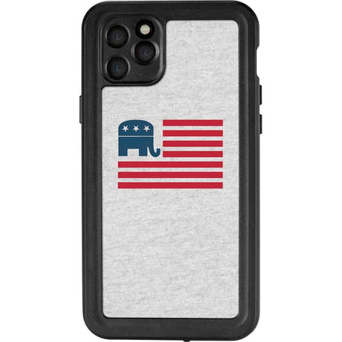 Republican American Flag iPhone 11 Pro Max Waterproof Case