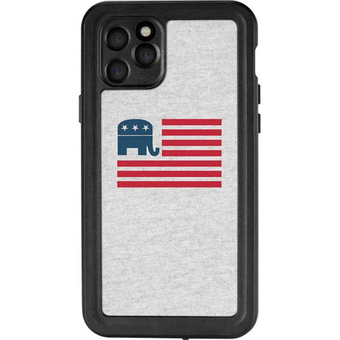 Republican American Flag iPhone 11 Pro Waterproof Case