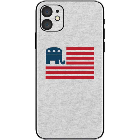 Republican American Flag iPhone 11 Skin