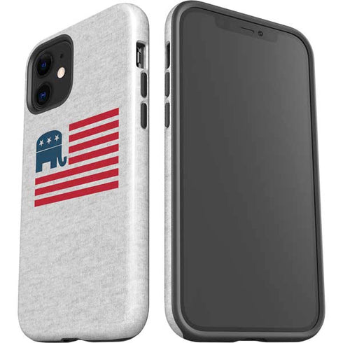 Republican American Flag iPhone 12 Impact Case