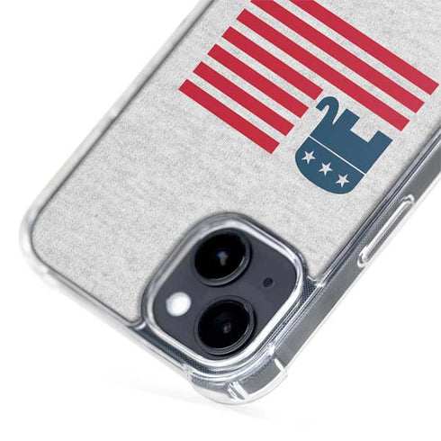 Republican American Flag iPhone 14 Plus MagSafe Case
