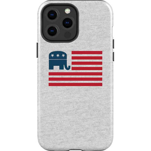 Republican American Flag iPhone 15 Pro Max Impact Case