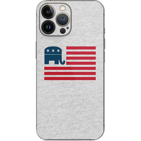 Republican American Flag iPhone 14 Pro Max Skin