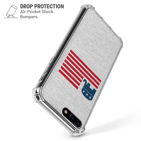 Republican American Flag iPhone 7/8 Plus Clear Case
