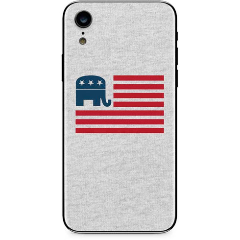 Republican American Flag iPhone XR Skin