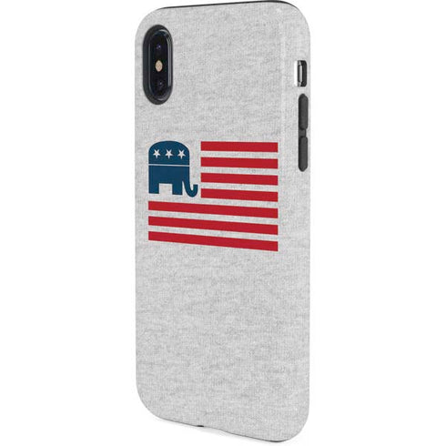Republican American Flag iPhone XS Pro Case