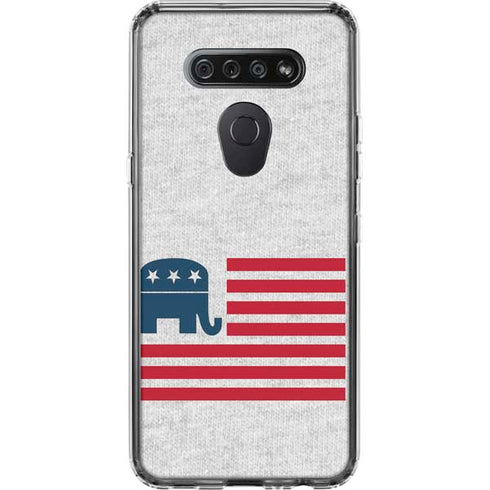 Republican American Flag LG K51/Q51 Clear Case