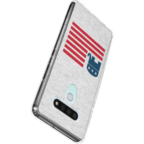 Republican American Flag LG Stylo 6 Clear Case