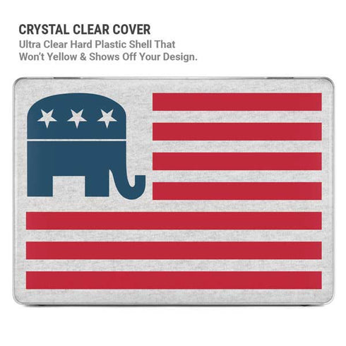 Republican American Flag MacBook Pro 16in (2021-25) Case plus Skin
