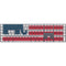 Republican American Flag Magic Keyboard with Numeric Keypad Skin