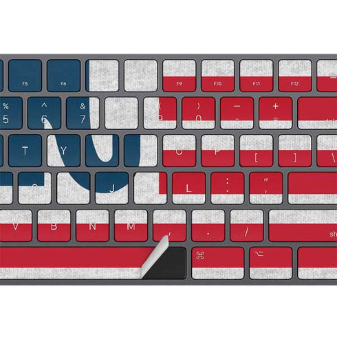 Republican American Flag Magic Keyboard with Numeric Keypad Skin