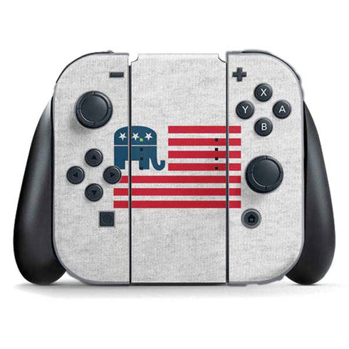 Republican American Flag Nintendo Switch (2017-2021) Joy-Con Controller Skin