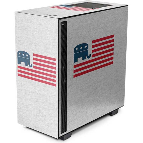 Republican American Flag NZXT H510 Compact ATX Mid-Tower Case Skin