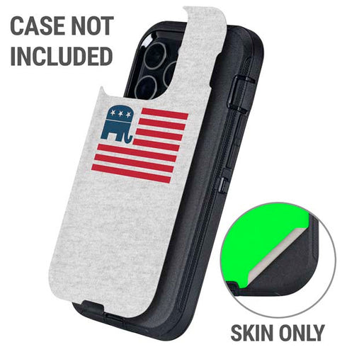 Republican American Flag Otterbox Defender iPhone Skin
