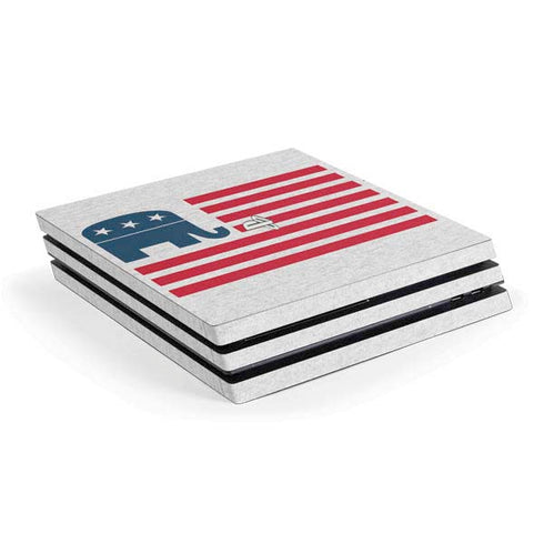 Republican American Flag PS4 Pro Console Skin