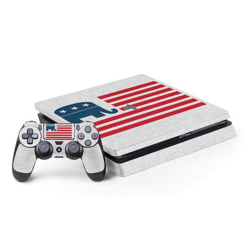Republican American Flag PS4 Slim Bundle Skin