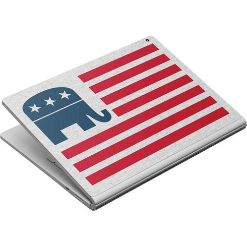 Republican American Flag Surface Book Skin