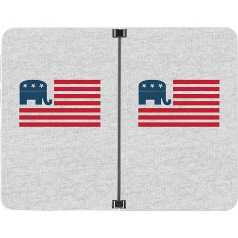 Republican American Flag Surface Duo Skin