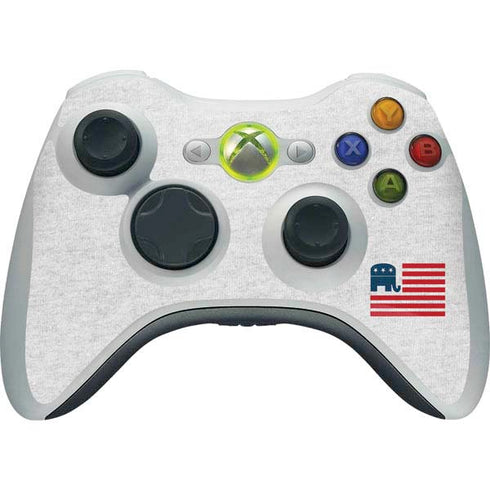 Republican American Flag Xbox 360 Wireless Controller Skin