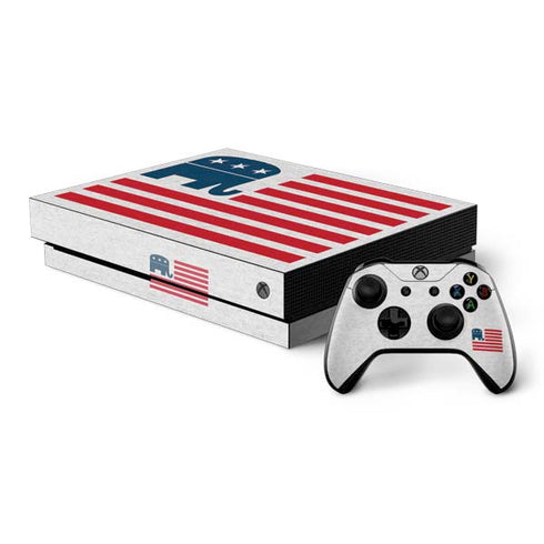 Republican American Flag Xbox One X Bundle Skin