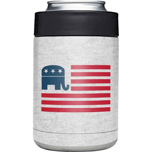 Republican American Flag Yeti Colster Can Insulator Skin