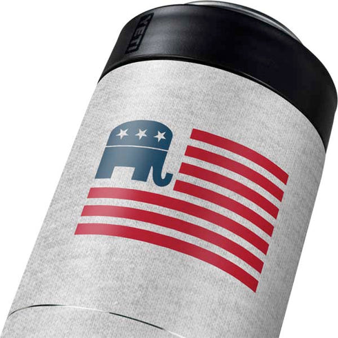 Republican American Flag Yeti Colster Can Insulator Skin