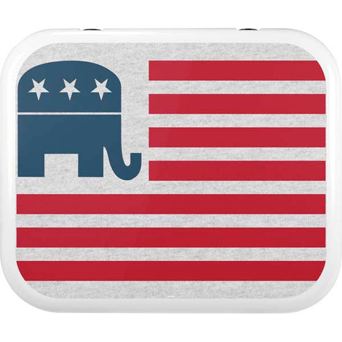 Republican American Flag YETI Roadie 24 Hard Cooler Skin
