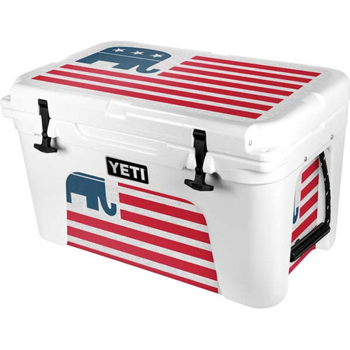 Republican American Flag YETI Tundra 45 Hard Cooler Skin