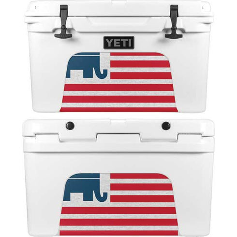 Republican American Flag YETI Tundra 45 Hard Cooler Skin