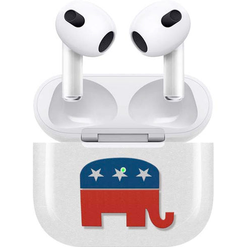 Republican Elephant Apple AirPods (3rd Gen 2021) Skin