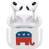 Republican Elephant Apple AirPods (3rd Gen 2021) Skin
