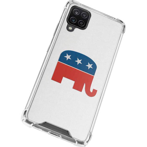 Republican Elephant Galaxy A12 Clear Case