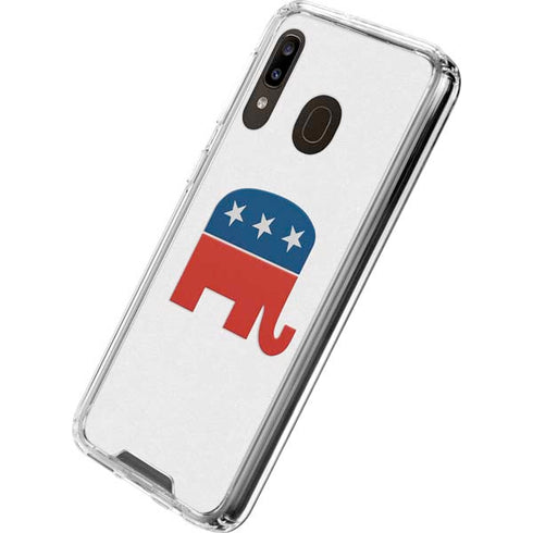 Republican Elephant Galaxy A30 Clear Case