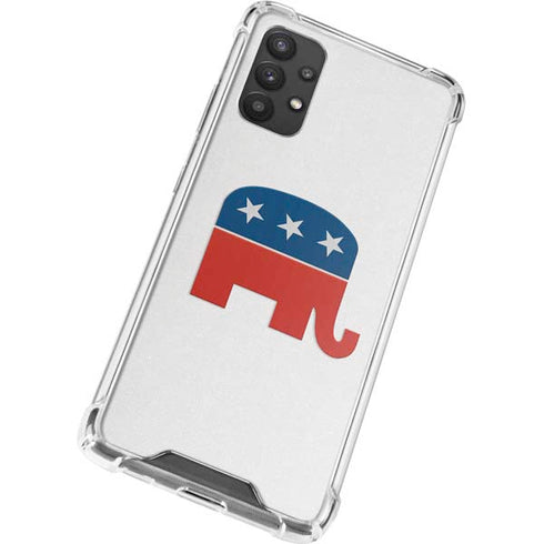 Republican Elephant Galaxy A32 5G Clear Case
